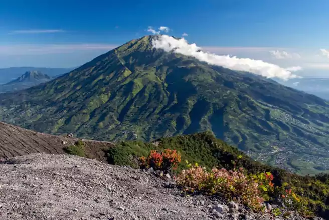 Foto Gunung Merbabu Dari Gunung Merapi