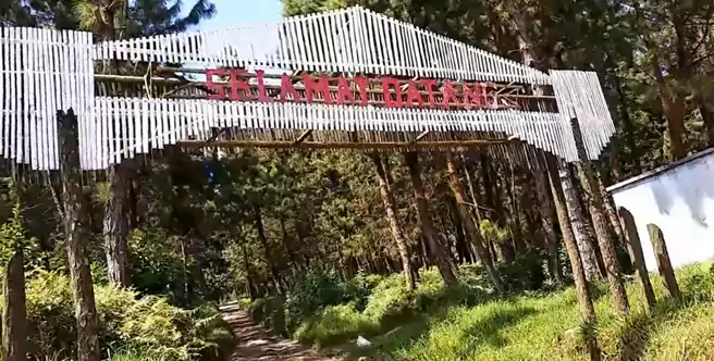 Gerbang Jalur Pendakian Gunung Slamet Via Kaliwadas