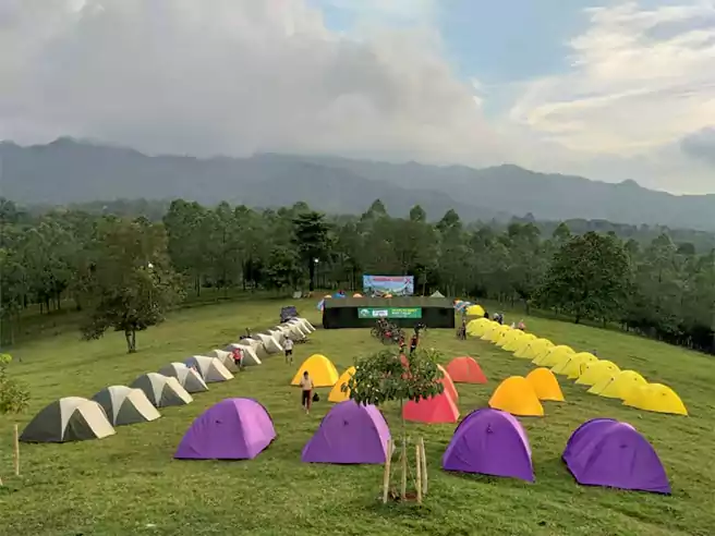 Tempat Camping Di Banten Bukit Waruwangi