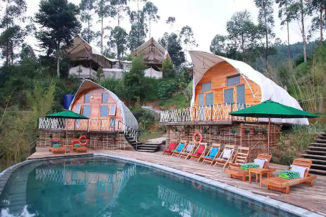 Camping Ciwidey Glamping Legok Kondang Lodge