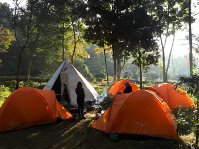 Camping Ciwidey Punceling Pas Camping Ground Hot Spring
