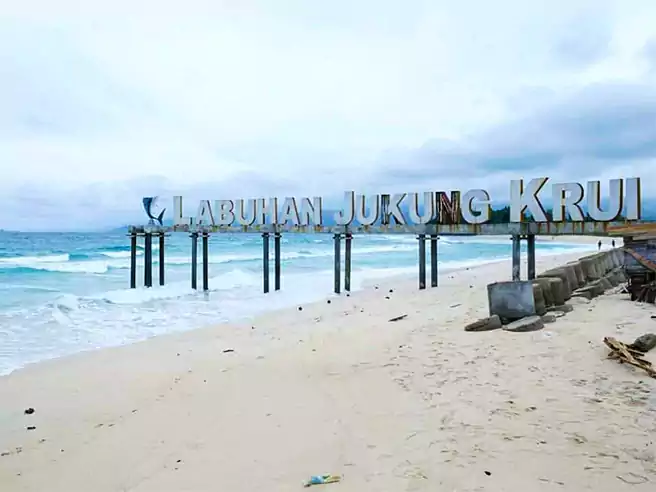 Pantai Di Lampung Labuhan Jukung Krui Lampung