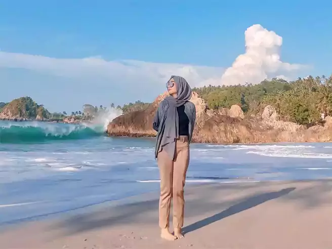 Pantai Di Lampung Pantai Marina Kalianda Lampung Selatan