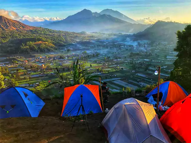 Tempat Camping Di Bali Pinggan Sunrise Spot
