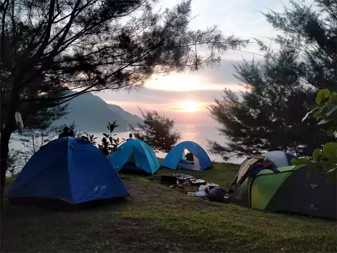 Tempat Camping Di Kebumen Pantai Lampon