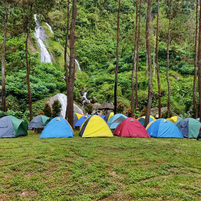 Tempat Camping Di Purworejo Curug Gunung Putri