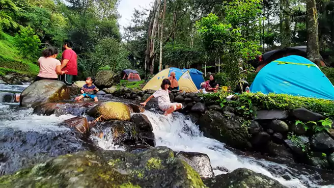 Tempat Camping Di Subang Wisata Alam Capolaga