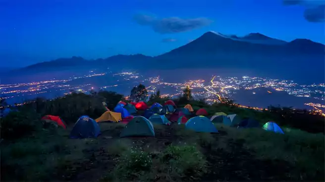 Tempat Camping Di Mojokerto Puncak Bayangan Gunung Penanggungan