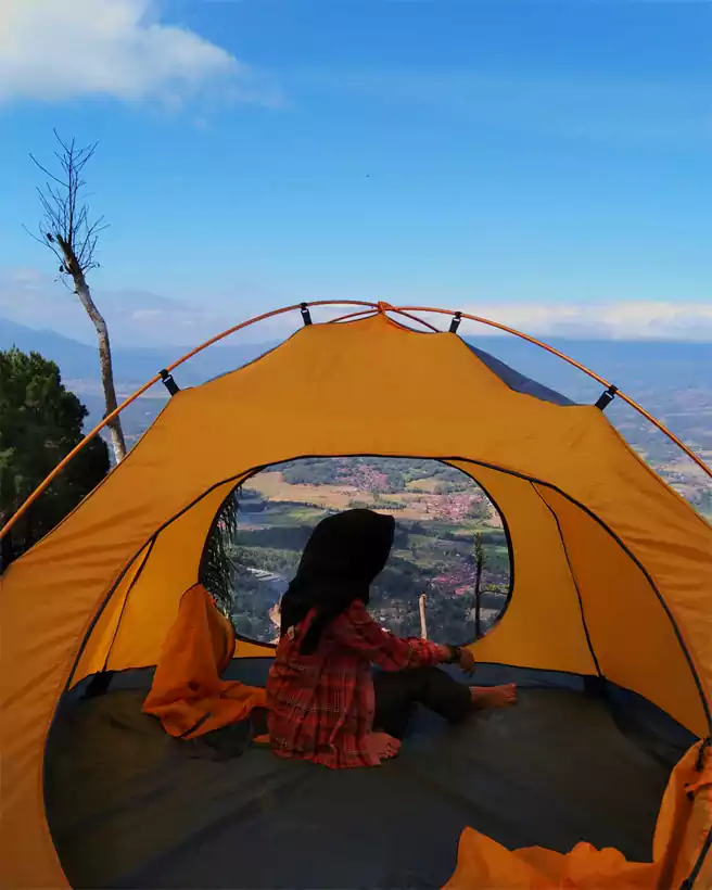 Tempat Camping Di Ciamis Puncak Puspa Gunung Syawal