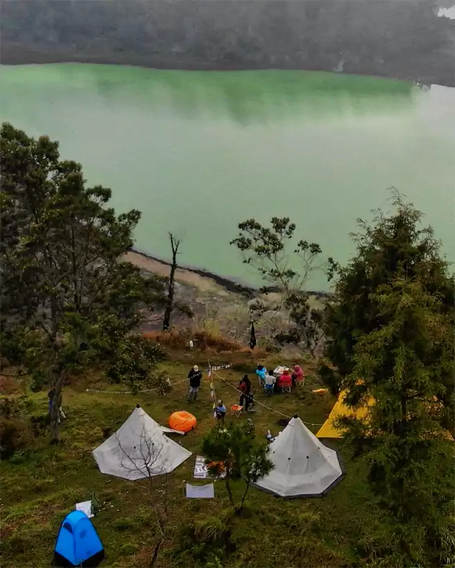 Tempat Camping Di Dieng Bukit Sidengkeng