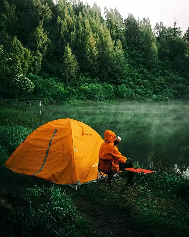 Tempat Camping Di Lumajang Ranu Regulo