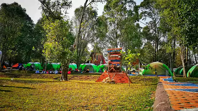 Tempat Camping Di Purwakarta Resto And Camping Ground Keboen Tjengkeh