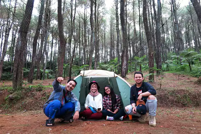 Tempat Camping Di Purwakarta Wisata Alam Pasir Langlang