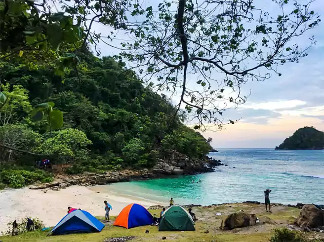 Tempat Camping Di Aceh Lhok Mata Ie Beach