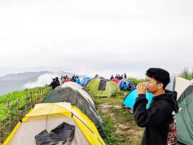 Tempat Camping Di Tegal Bukit Corong Bumijawa