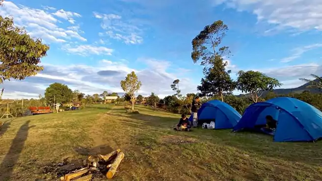 Tempat Camping Di Lampung Barat Wisata Bukit Mabar