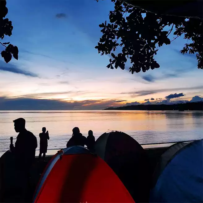 Tempat Camping Di Sulawesi Utara Pantai Lumintang Bentenan Ratahan