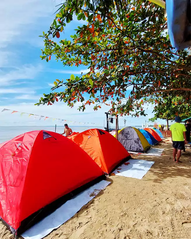 Tempat Camping Di Tarakan Wisata Pantai Amal