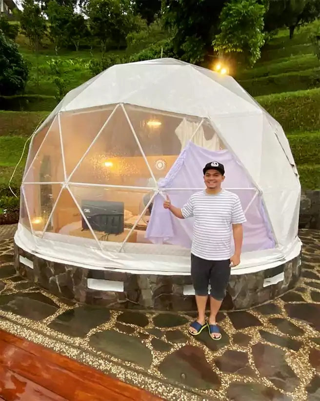 Keunikan Tenda Glamping Di Damar Langit Resort Bogor Jawa Barat