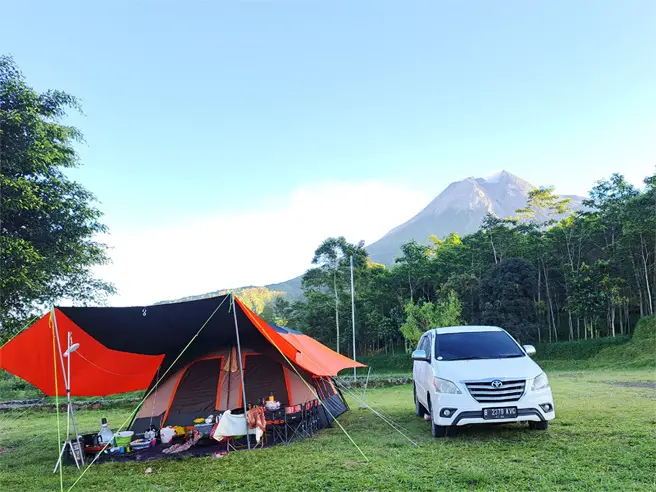 Tempat Camping Di Jogja Teras Merapi