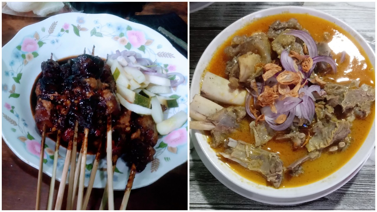 Kuliner Ngawi Sate Gule Kambing Pak Min Lancur
