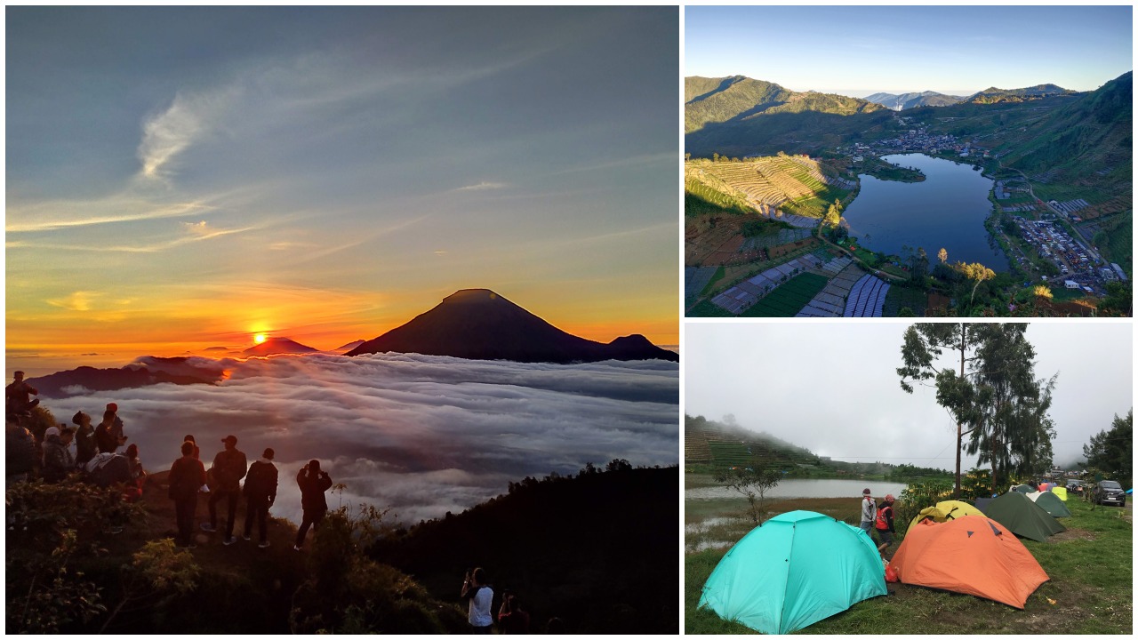 Camping Bukit Sikunir Sunrise Cantik, View Telaga Cebong Dan Akses Mudah